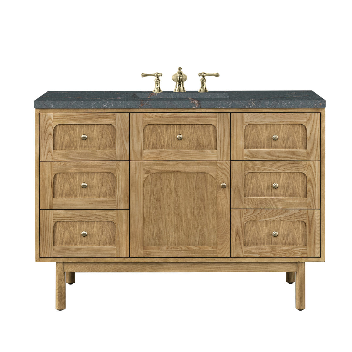 Laurent 48" Single Vanity Cabinet, Light Natural Oak