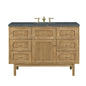 Laurent 48" Single Vanity Cabinet, Light Natural Oak