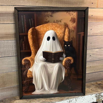 18x24 GHOST TIME STORIES - BOXWOOD FRAME