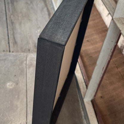 18x18 Poppy Ghost - BOXWOOD FRAME