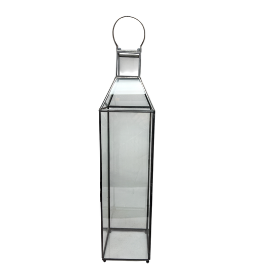 Elegant Metal & Glass Lantern