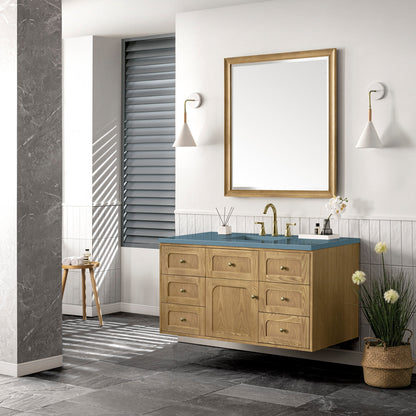 Laurent 48" Single Vanity Cabinet, Light Natural Oak