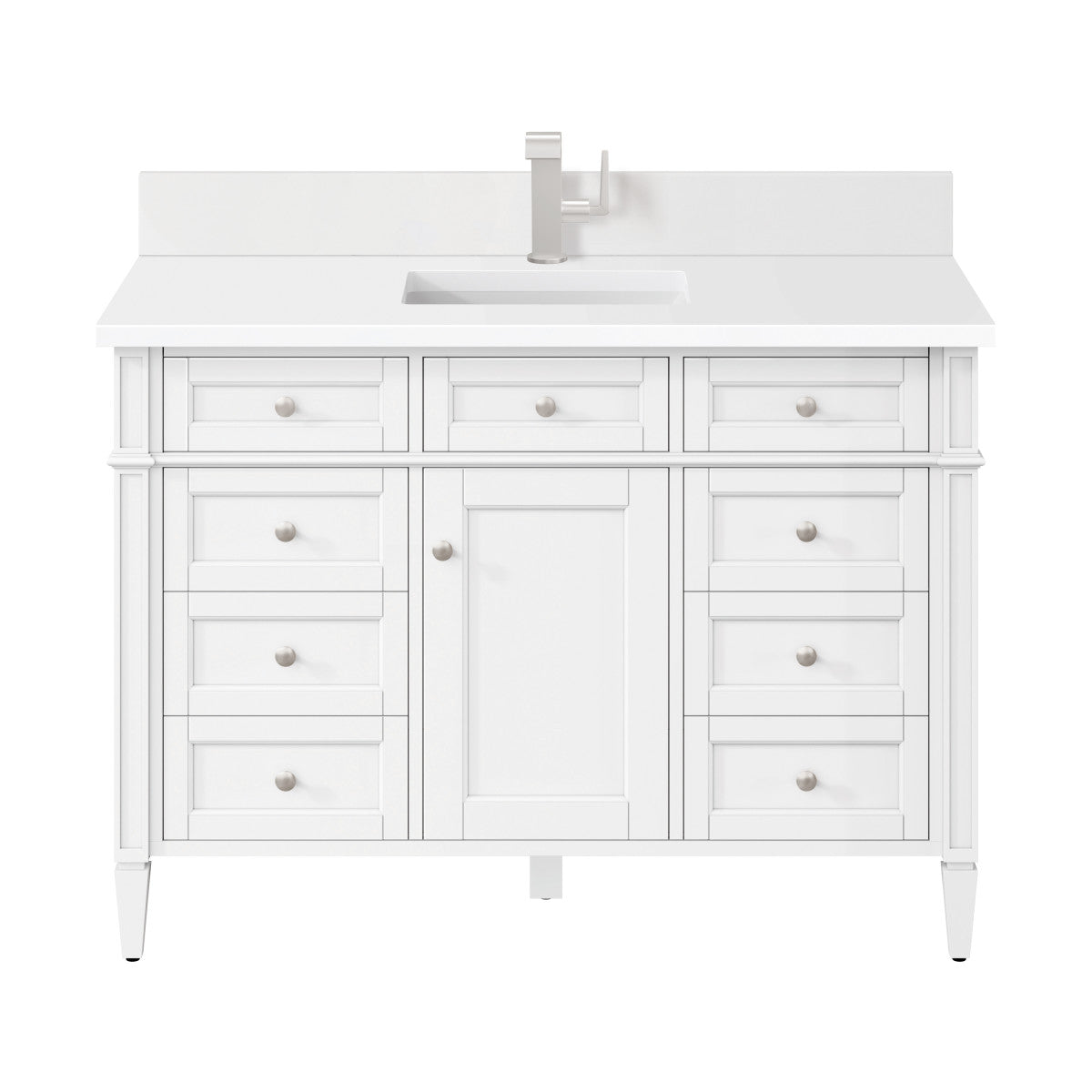 Brittany 48" Single Vanity in Bright White