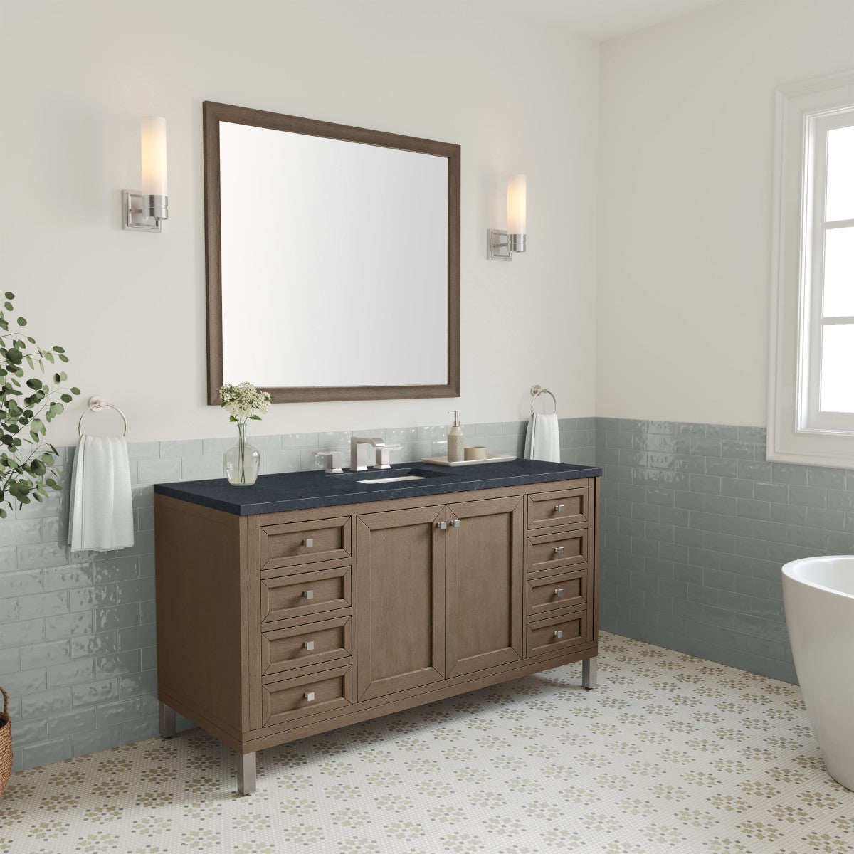 Chicago 60" Single Vanity Cabinet