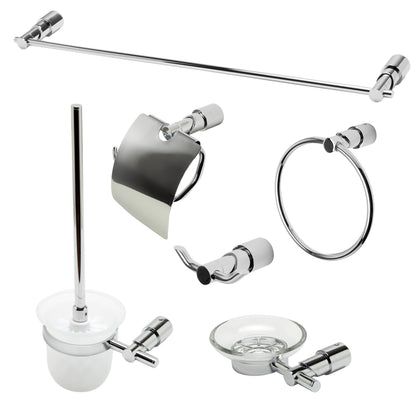 ALFI brand AB9508 6 Piece Matching Bathroom Accessory Set