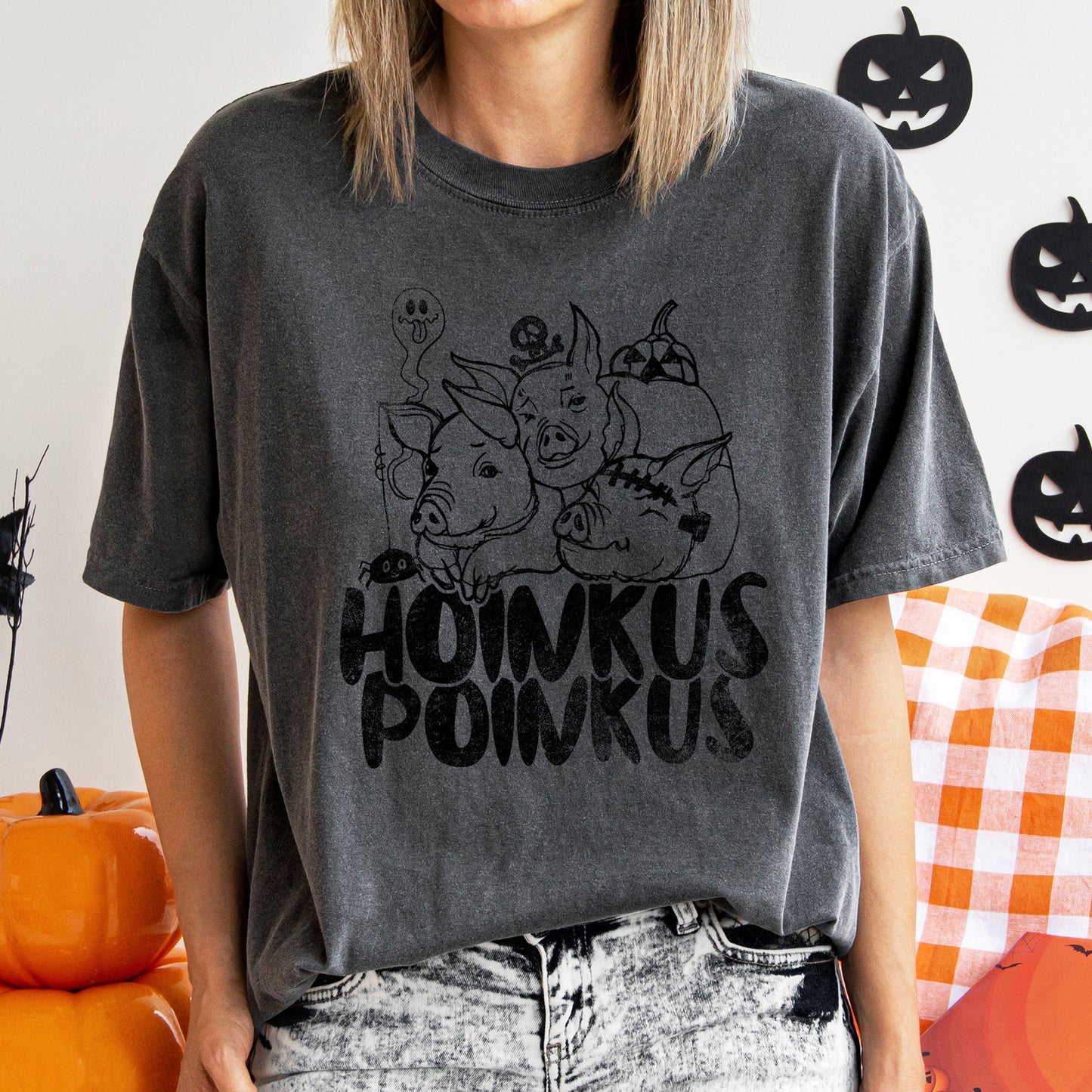 Hoinkus Poinkus Retro Halloween Comfort Colors Tshirt