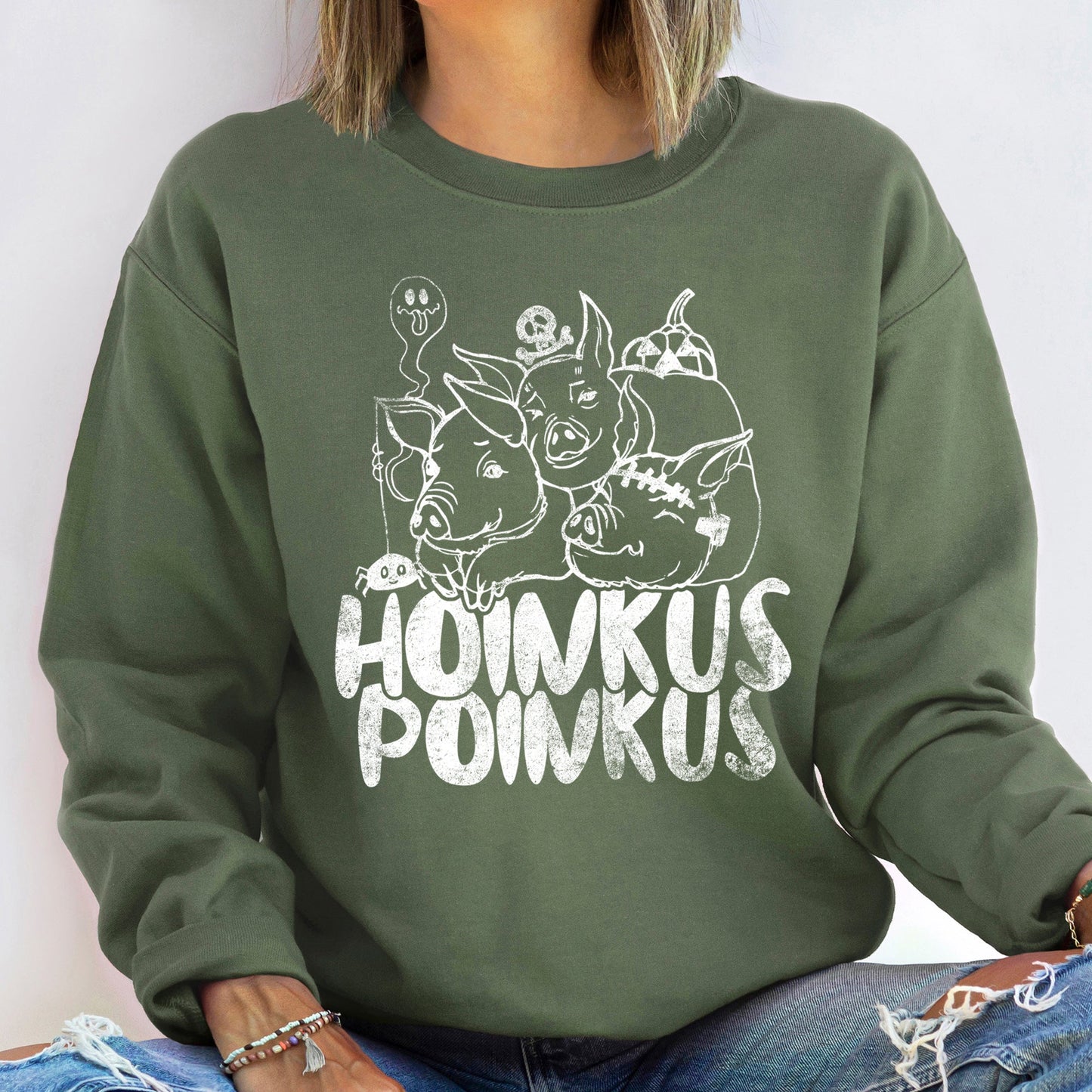 Hoinkus Poinkus Vintage Halloween Sweatshirt