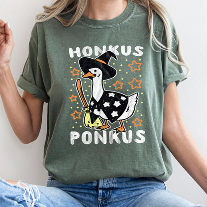 Honkus Ponkus Retro Halloween Comfort Colors Tshirt