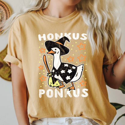 Honkus Ponkus Retro Halloween Comfort Colors Tshirt