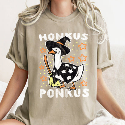 Honkus Ponkus Retro Halloween Comfort Colors Tshirt
