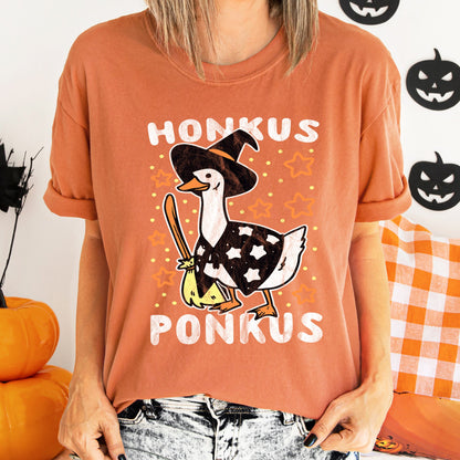 Honkus Ponkus Retro Halloween Comfort Colors Tshirt
