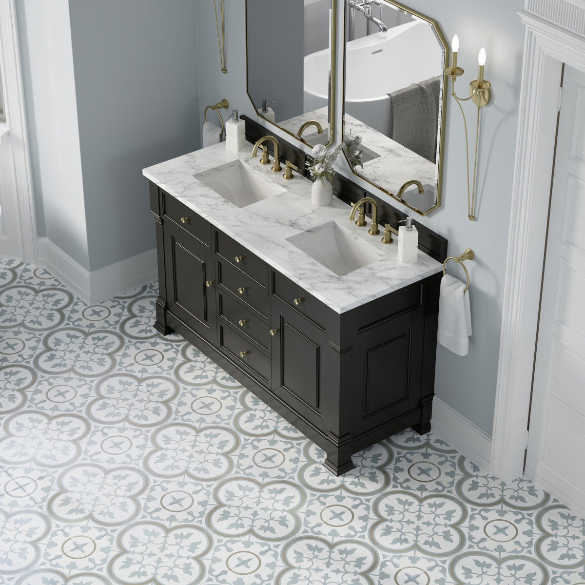 Brookfield 60" Double Vanity