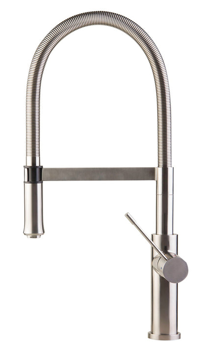 ALFI brand  AB2015 Brushed Gooseneck Single Hole Faucet