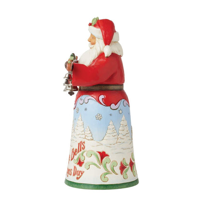 I Heard The Bells On Christmas Day - Santa Figurine