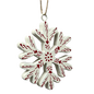 Scandi Holiday Snowflake  Tree Ornament