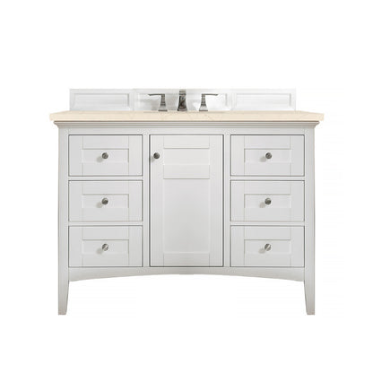Palisades 48" Single Vanity Cabinet, Bright  White