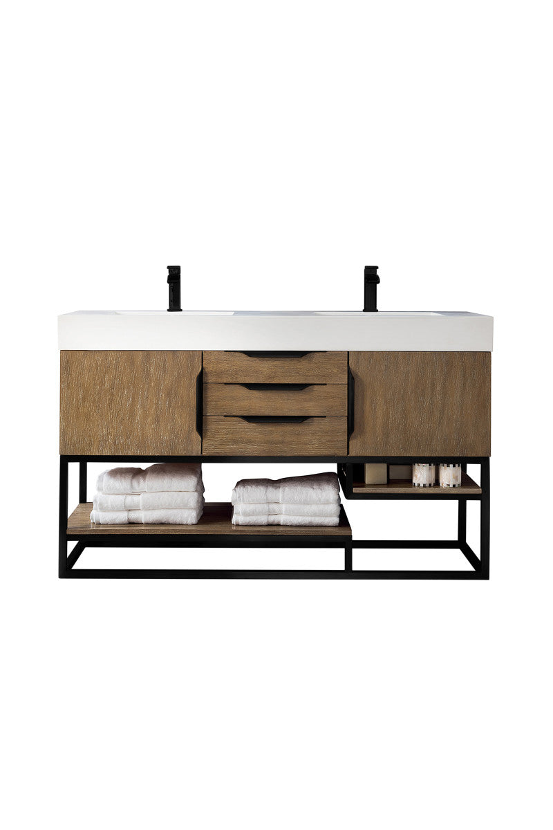 Columbia 59" Double Vanity Cabinet