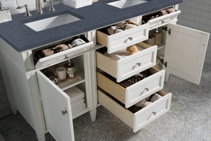 Brittany 60" Double Vanity in Bright White