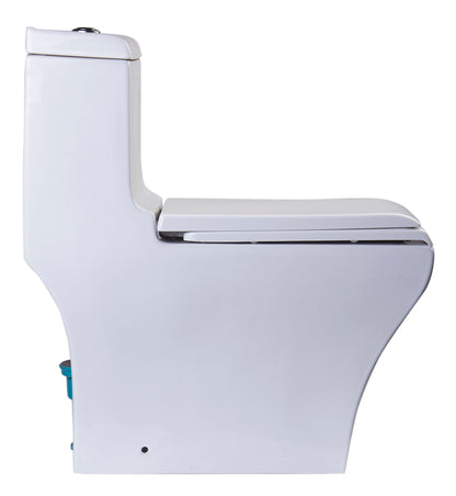 EAGO TB356 DUAL FLUSH ONE PIECE  HIGH EFFICIENCY LOW FLUSH CERAMIC TOILET