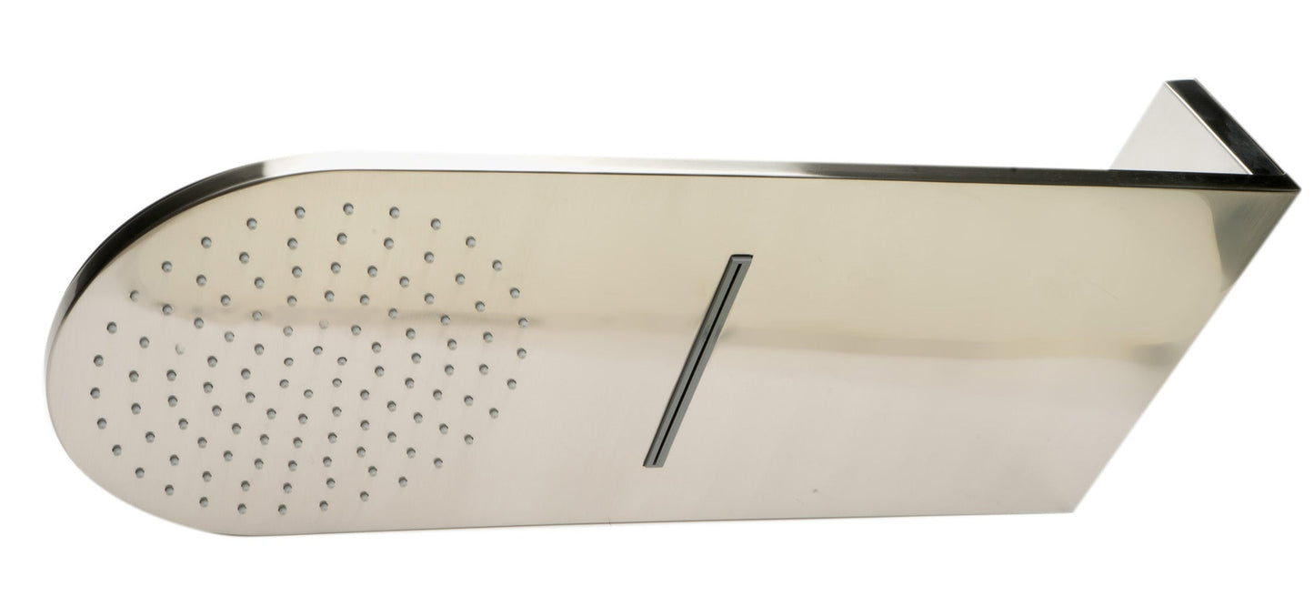 ALFI brand RAIN10RW 10" Wall-Mounted Square Waterfall Rain Shower Head