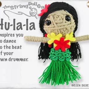 Hu La La Girl String Doll Keychain