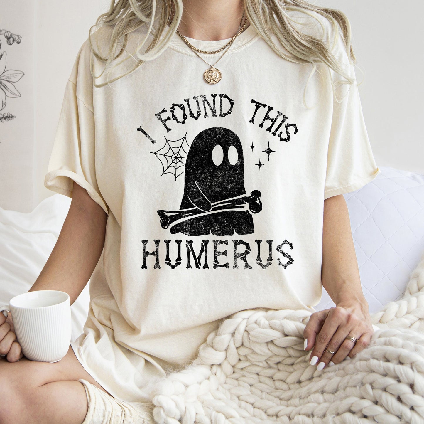 I Found This Humerus Retro Halloween Comfort Colors Tshirt
