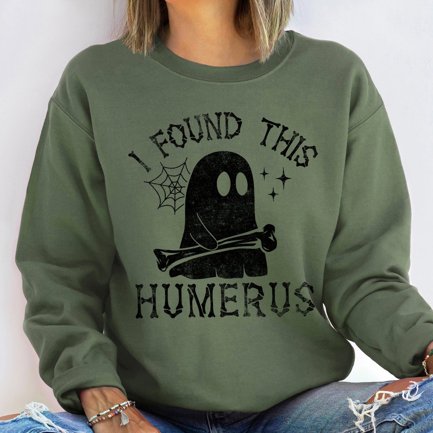 Humerus Ghost Halloween Sweatshirt