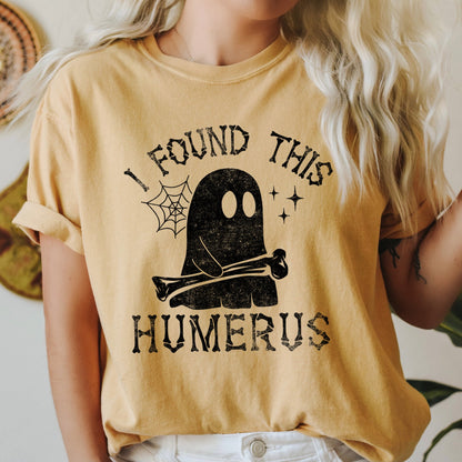 I Found This Humerus Retro Halloween Comfort Colors Tshirt