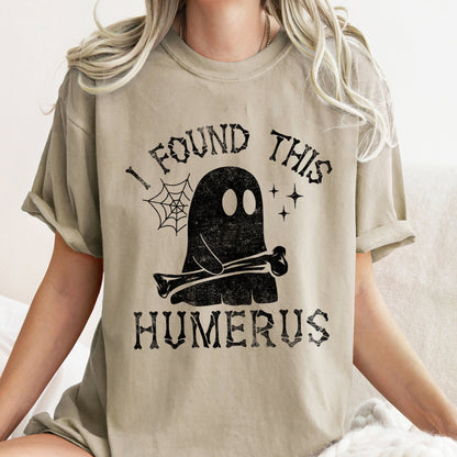 I Found This Humerus Retro Halloween Comfort Colors Tshirt