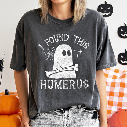 I Found This Humerus Retro Halloween Comfort Colors Tshirt