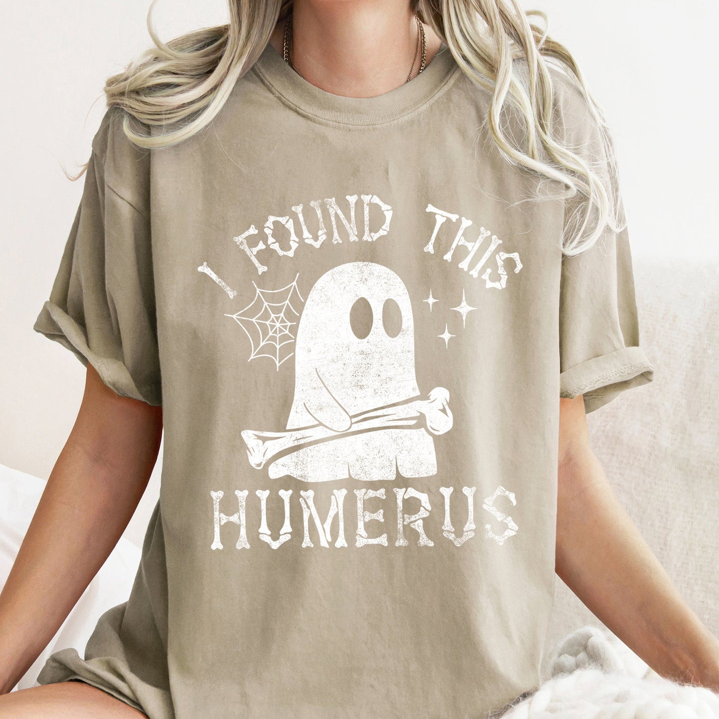I Found This Humerus Retro Halloween Comfort Colors Tshirt