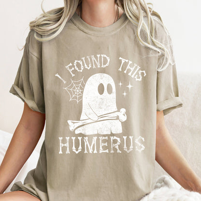I Found This Humerus Retro Halloween Comfort Colors Tshirt