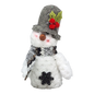 Charming Plush Snowman Ornament -