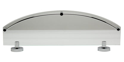 ALFI brand  AB9547 Polished Chrome Wall Mounted Glass Shower Shelf Bathroom Accessory