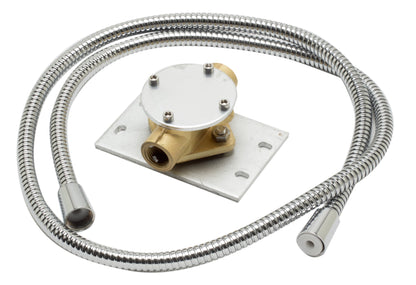 ALFI brand AB2843 Single Hole Floor Mounted Waterfall Tub Filler