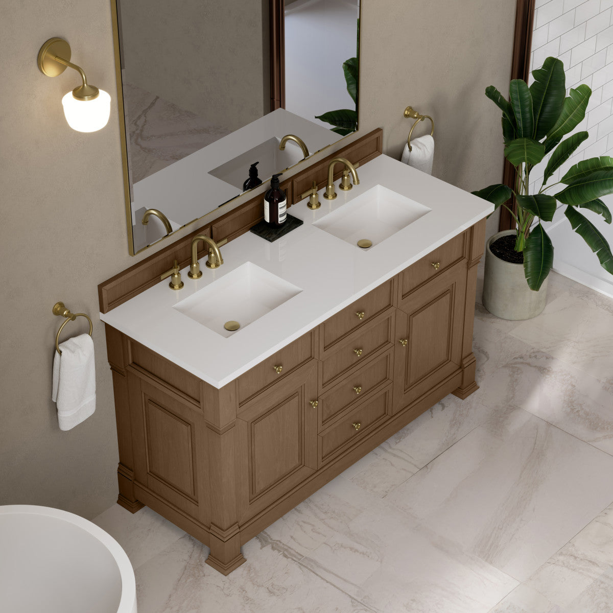 Brookfield 60" Double Vanity