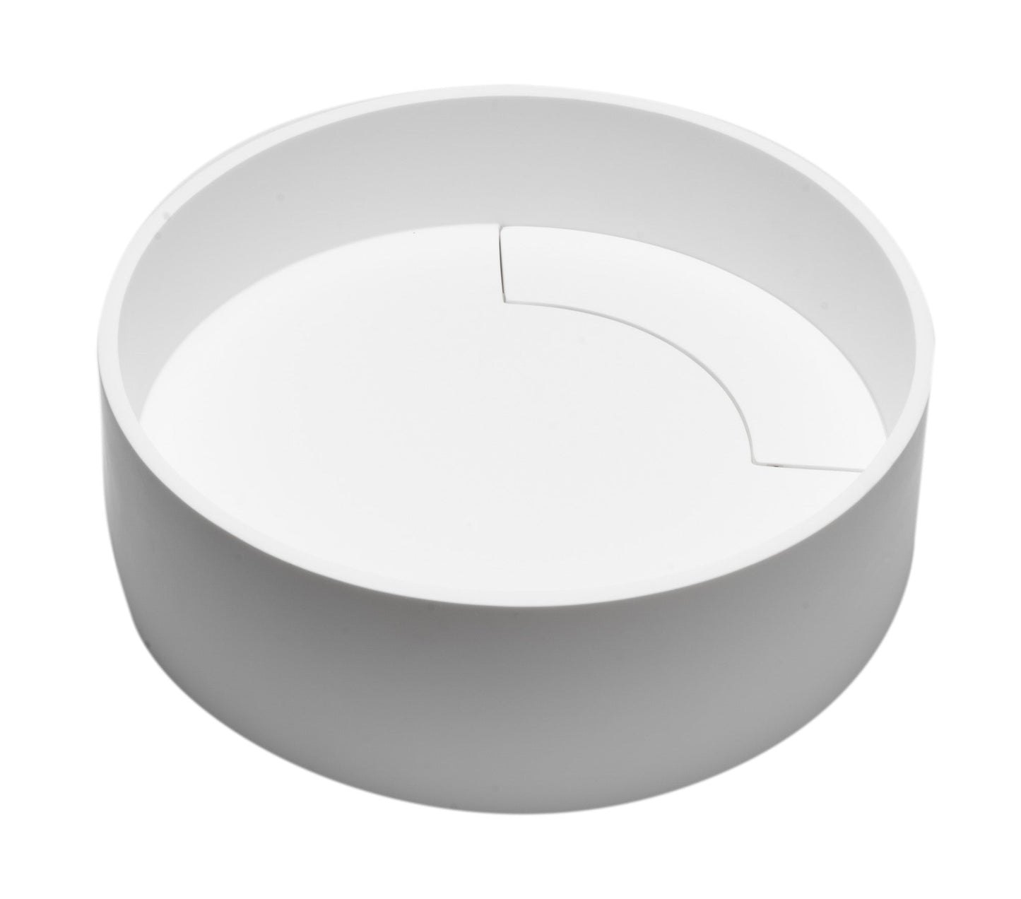 ALFI brand  ABRS15R 15" Round White Matte Solid Surface Resin Sink