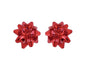 Cheerful Red Bow Earrings