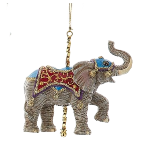 Resin Carousel Ornament - Elephant