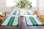Woven Cotton Dining Placemat | Forrest Green