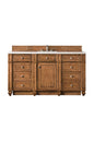 Bristol 60" Single Vanity Cabinet, Bright White
