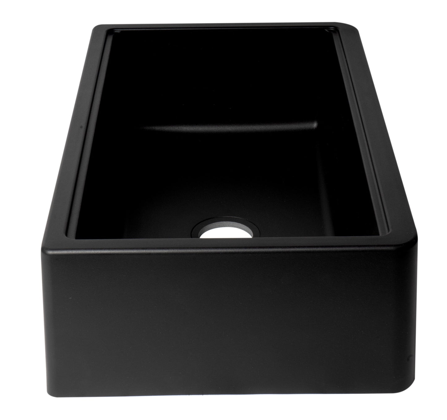 ALFI brand AB33FARM 33" Granite Composite Single Bowl Drop In Farm Sink with Accessories