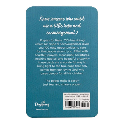 Prayers to Share: 100 Pass Along Notes for Hope & Encouragement