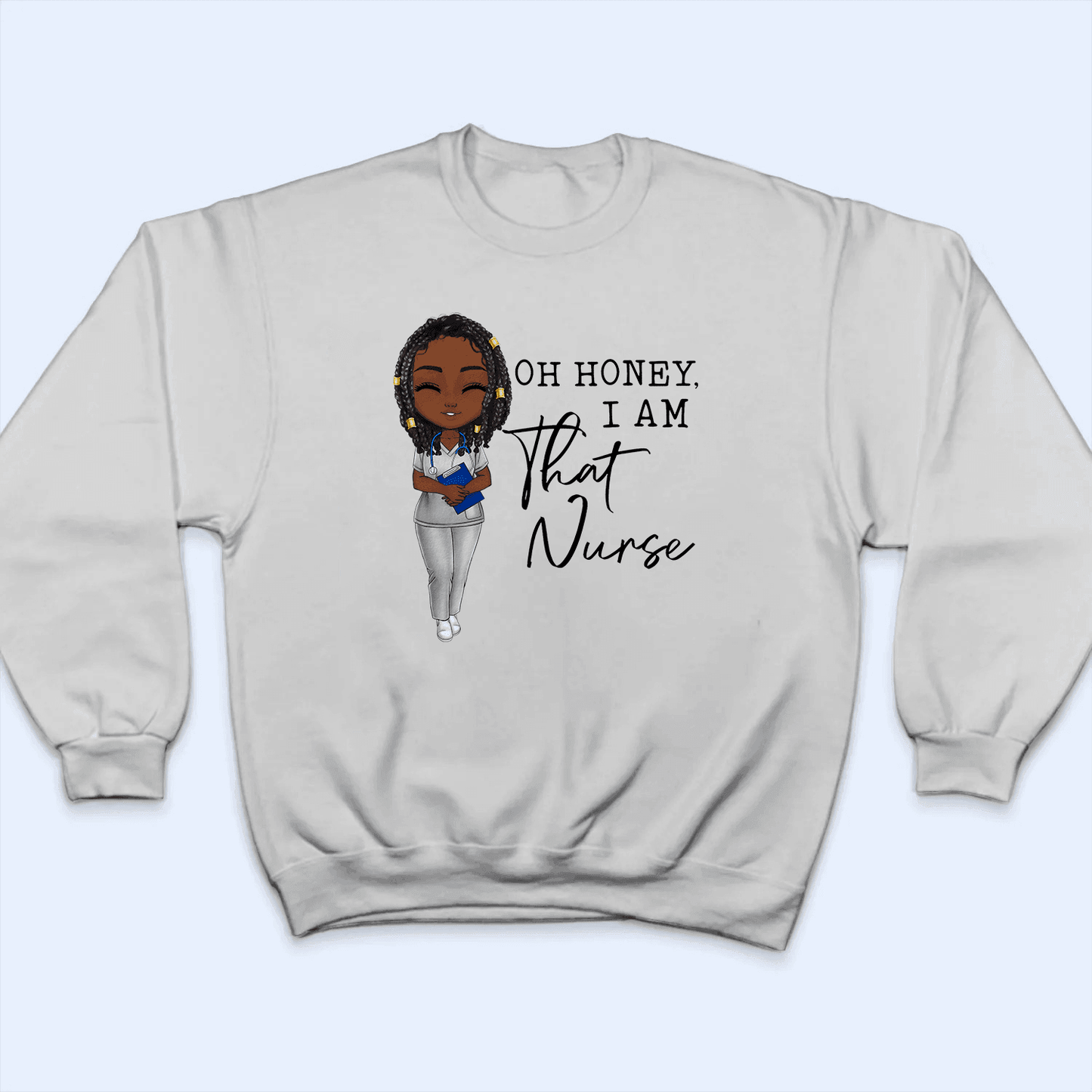 I Am THAT Nurse - Black Nurse - Personalized Custom T Shirt - Birthday, Loving, Funny Gift for Nurse, CNA, Healthcare, Registered RN