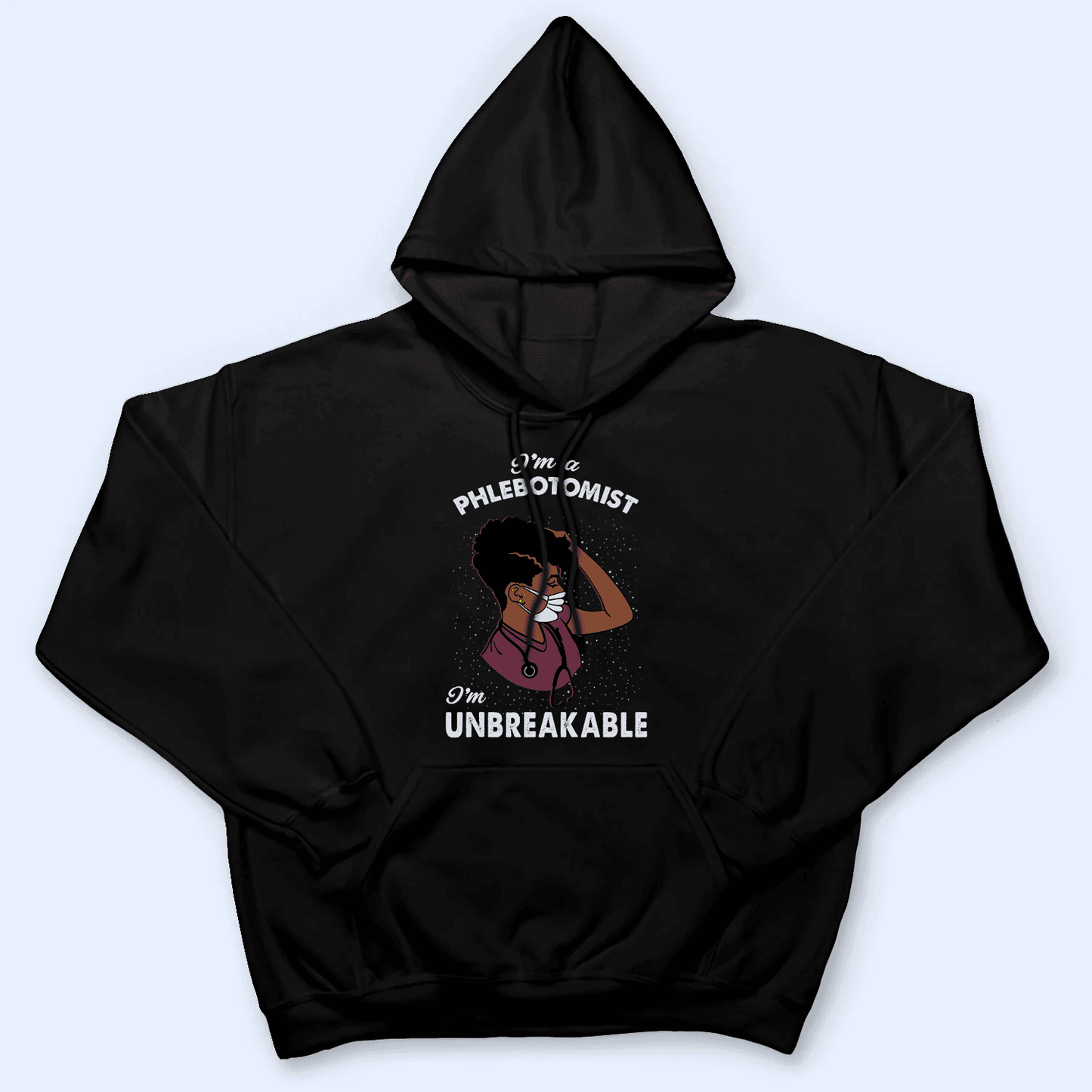 I am Unbreakable - Black Nurse- Nurse of Color - Personalized Custom T Shirt - Birthday, Loving, Funny Gift for Nurse, CNA, Healthcare, Registered RN