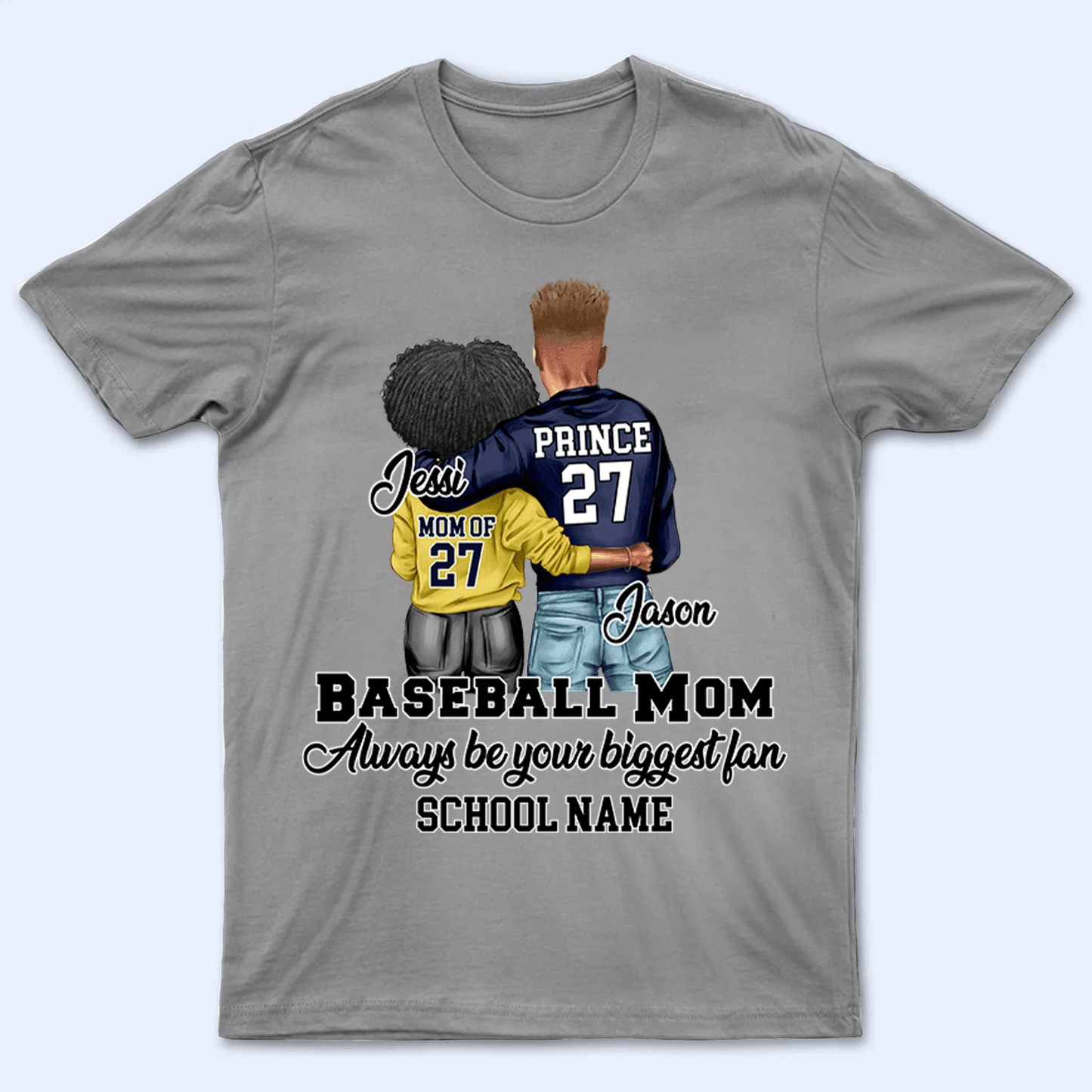 I'll Always Be Your Biggest Fan - Personalized Custom T Shirt - Gift for Mom, Mother's Day