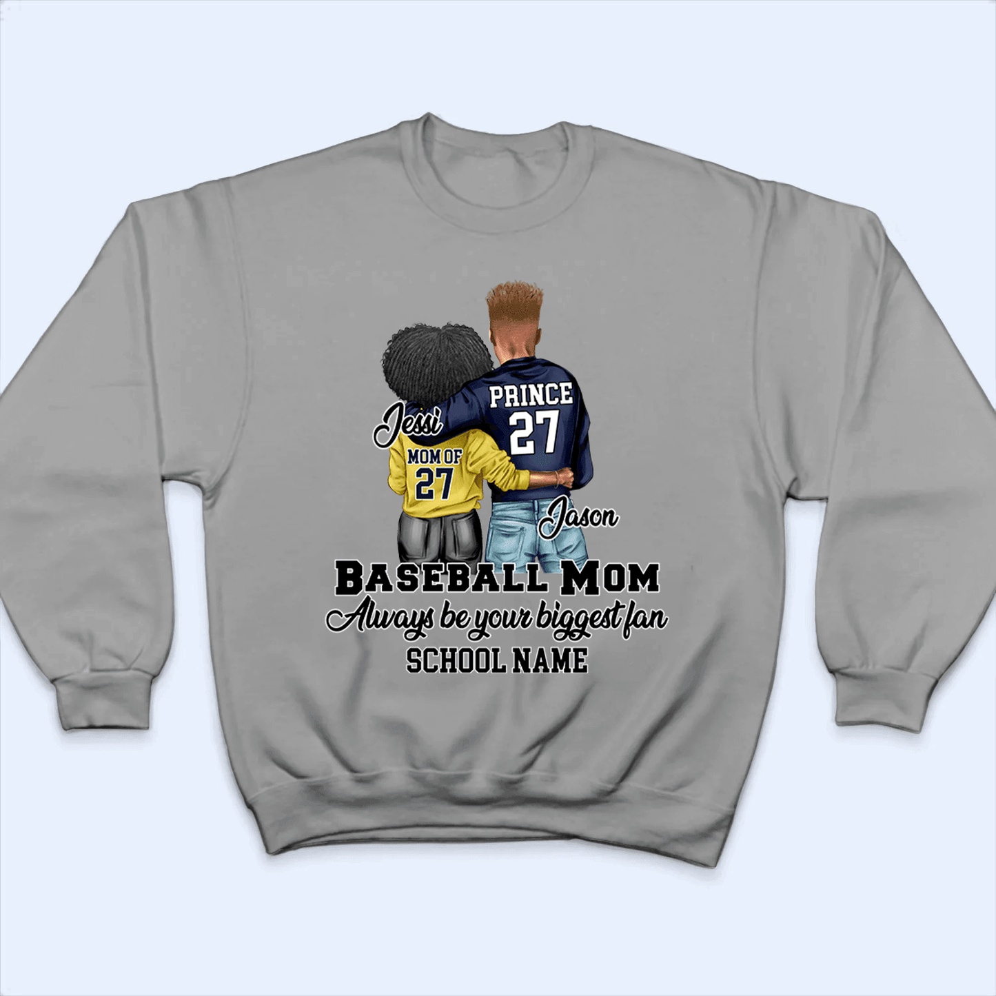 I'll Always Be Your Biggest Fan - Personalized Custom T Shirt - Gift for Mom, Mother's Day