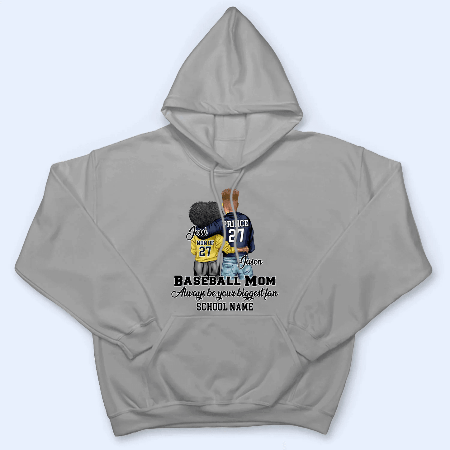 I'll Always Be Your Biggest Fan - Personalized Custom T Shirt - Gift for Mom, Mother's Day