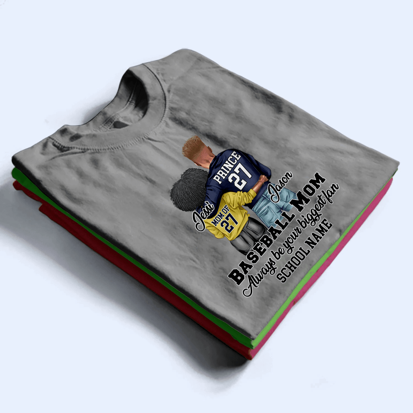 I'll Always Be Your Biggest Fan - Personalized Custom T Shirt - Gift for Mom, Mother's Day