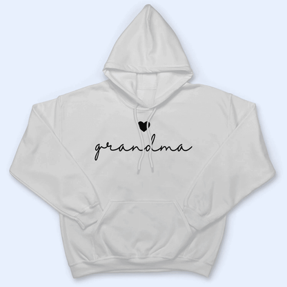 I love being Grandma - Personalized Custom T Shirt - Gift for Grandma/Nana/Mimi, Mom, Wife, Grandparent